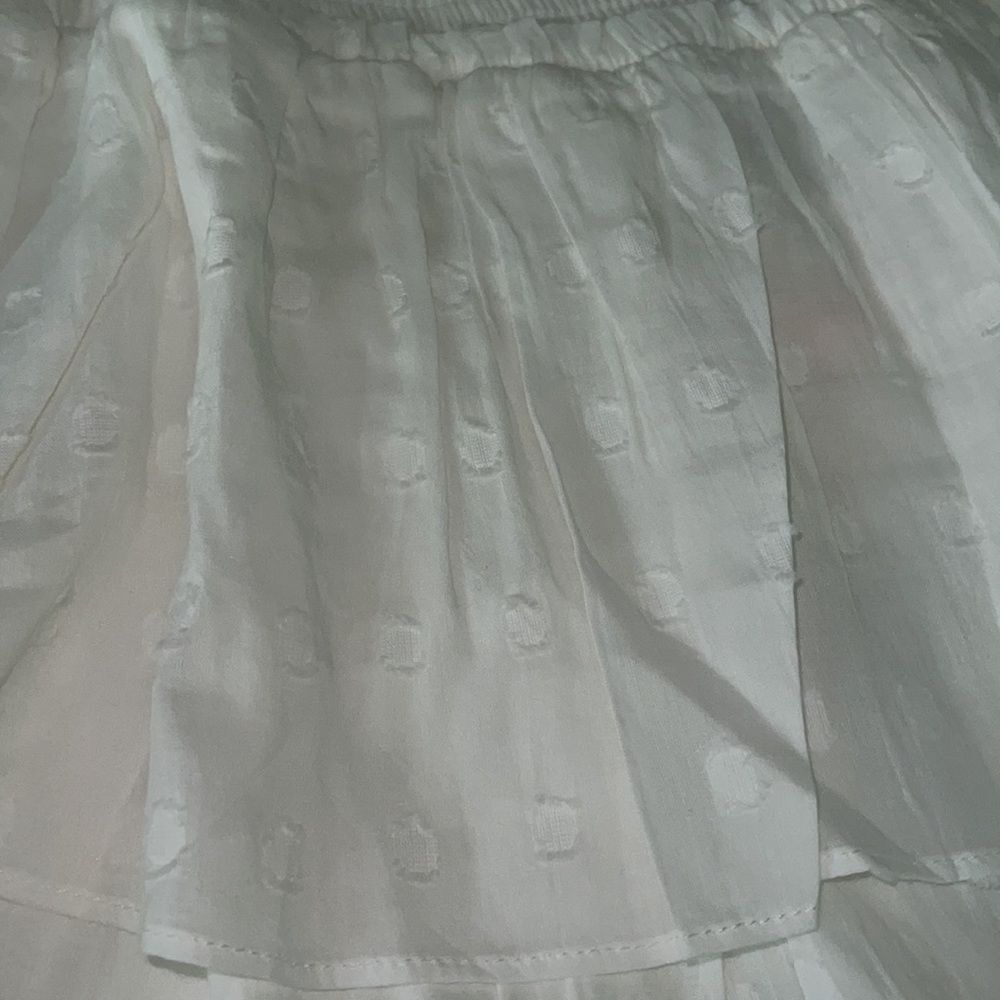 Minkpink Revolve Whitewash Crop Top & Mini Skirt Size Large NWT - Picture 11 of 16